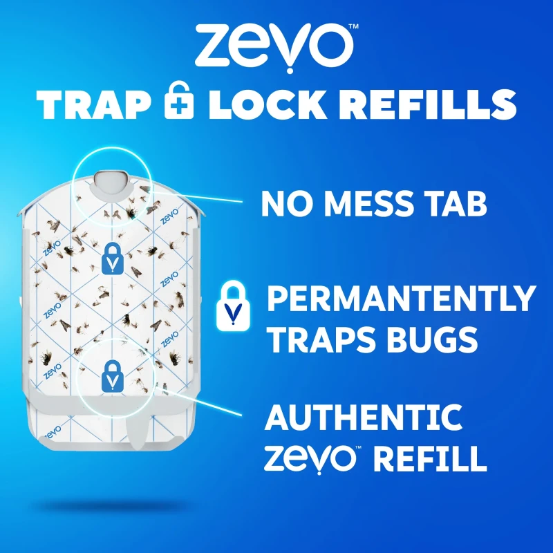 Zevo Flying Insect Trap Refills â€“ 4 Cartridges thumbnail 5
