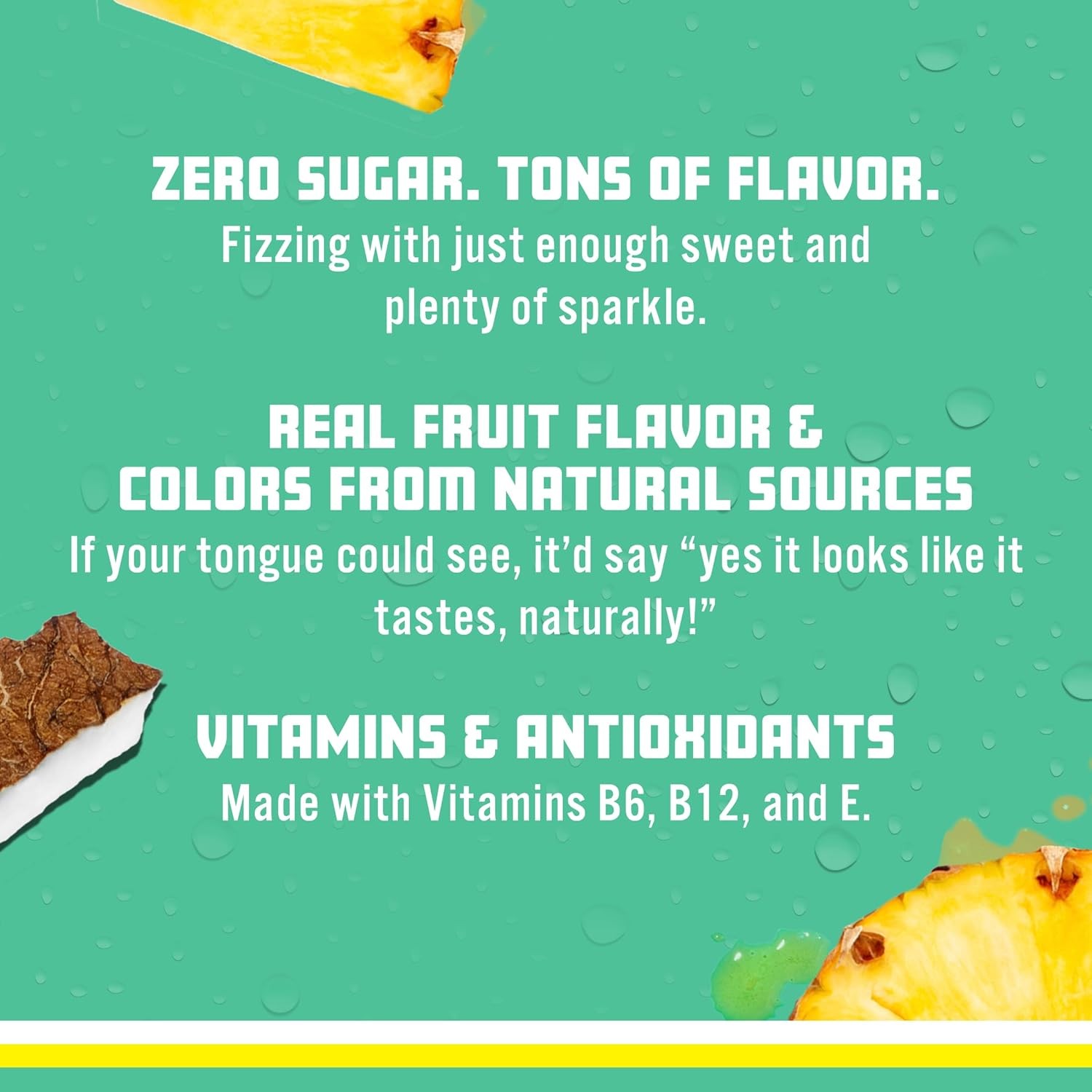Sparkling Ice, Coconut Pineapple Sparkling Water, Zero Sugar Flavored Water, with Vitamins and Antioxidants, Low Calorie Beverage, 17 fl oz Bottles (Pack of 12) thumbnail 5