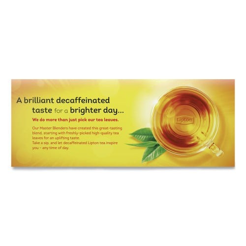 Lipton Tea Bags, Decaffeinated, 72/Box (290) thumbnail 6