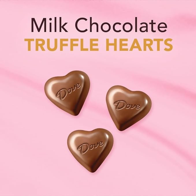 Dove Milk Chocolate Truffle Candy, 5.82 Heart Tin thumbnail 5