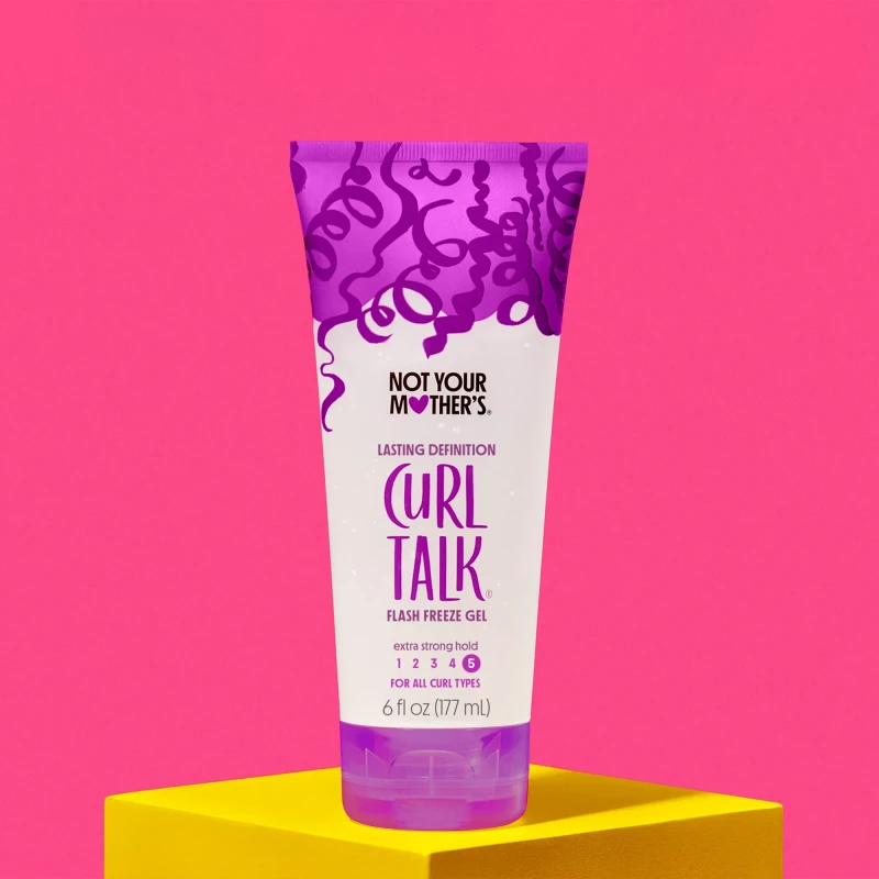 Not Your Mother's Curl Talk Lasting Definition Flash Freeze Gel, Extra Strong Hold, 6 fl oz thumbnail 5