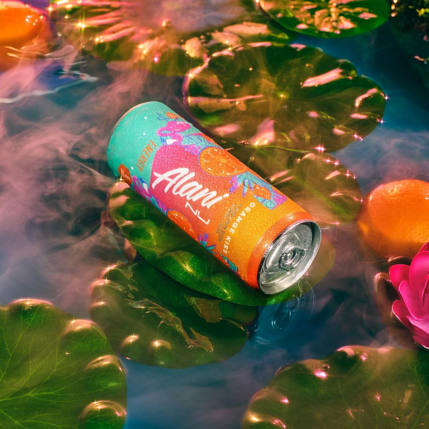 Alani Nu ORANGE KISSSugar Free Low Calorie Energy Drinks | 200mg Caffeine | Biotin B Vitamins | Zero Sugar | 15 Calories | 12 Fl Oz Cans | 12 Pack thumbnail 4