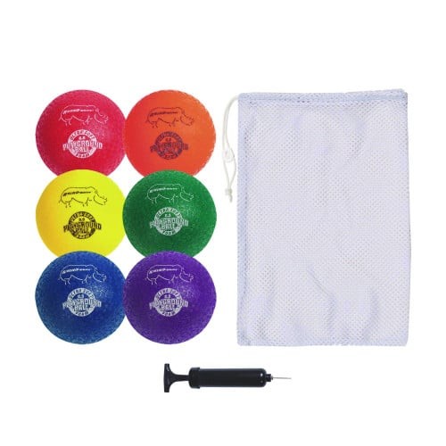 Champion Sports Rhino Soft Playground Ball Set, 8.5" Diameter, Assorted Colors, 6/Set (RSPGSET) thumbnail 5