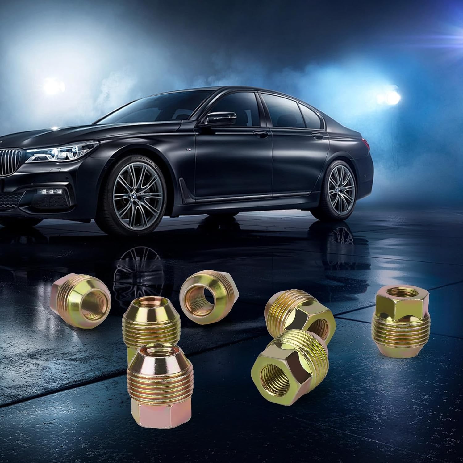 32PCS M14x1.5 OEM Factory Wheel Lug Nuts Replacement for Silverado Sierra 1500 Yukon Avalanche Suburban Express 1500 C1500 K1500 Escalade Traverse - 6 Lug Zinc Alloy Wheel Nuts thumbnail 2