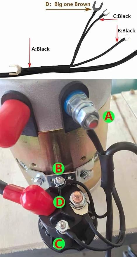 Dump Trailer Remote Control Switch,4 Wires Dump Trailer Remote 12v DC Hydraulic Pump Power Unit Up Down Control Switch for Double Acting Hydraulic Dump Trailer Controller Truck Tipper Lift Gate Hoist thumbnail 4