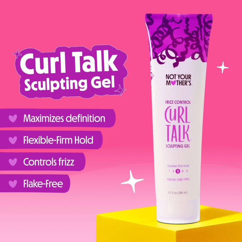 (2 pack) Not Your Mother's Curl Talk Sculpting Gel, 9.7 fl oz thumbnail 3