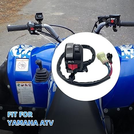 Control Switch Button Engine Start Run Off Headlight for Yamaha ATV Big Bear 250 400 Bruin 250 350 Grizzly 350 400 660 Kodiak 400 450 Raptor 350 660 Wolverine 350 450 YFM,OEM#5LP-83973-01-00 thumbnail 6