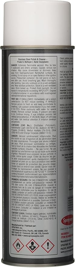 Sprayway SW841 Stainless Steel Cleaner and Polish, Protects and Preserves, Resists Streaks and Finger prints, 15 Oz thumbnail 3