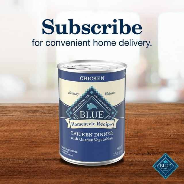 Blue Buffalo Homestyle Recipe Adult Wet Dog Food, Chicken Dinner, 12.5-oz. Can thumbnail 3