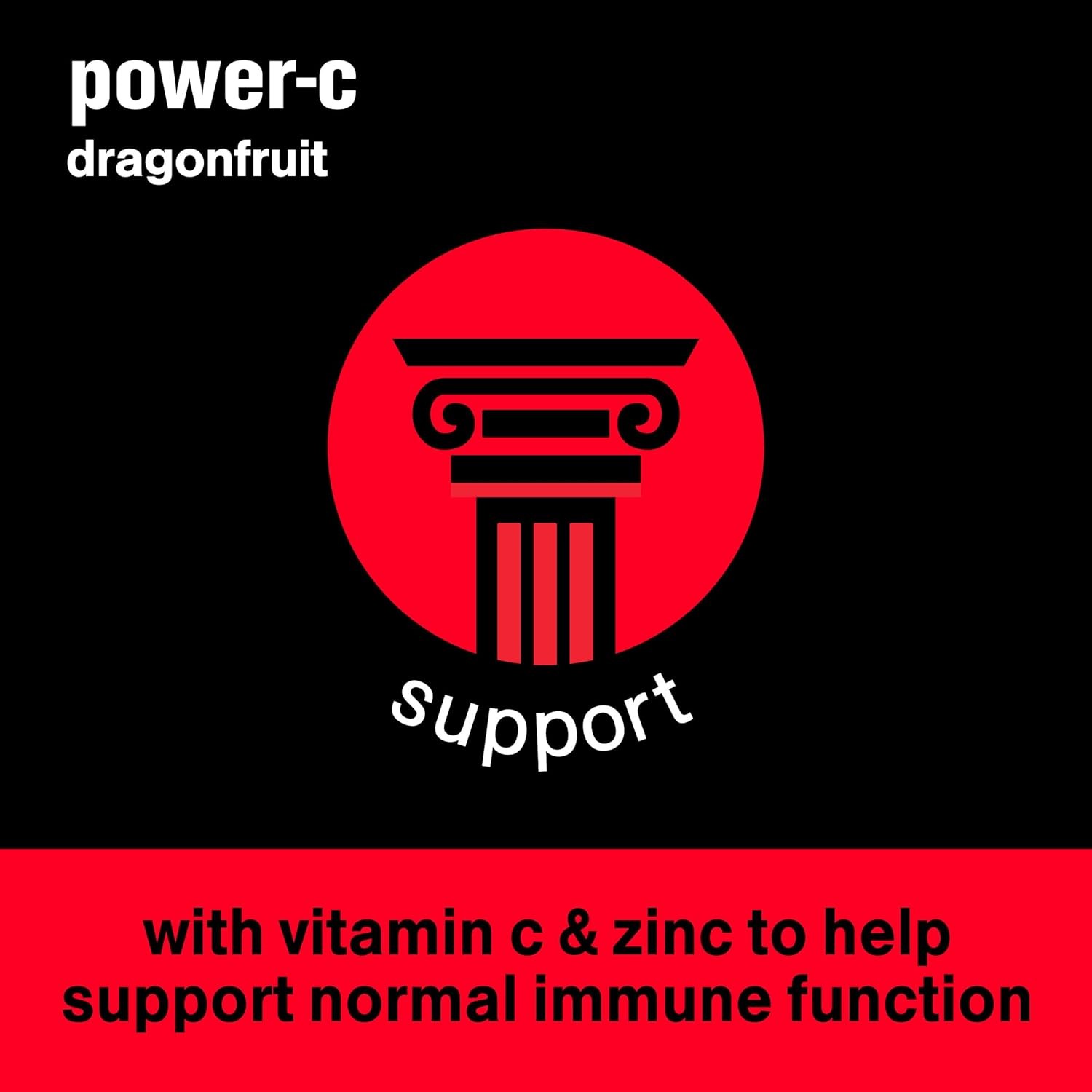 vitaminwater power-c electrolyte enhanced water w/vitamins, dragonfruit drinks, 20 fl oz, 12 Pack thumbnail 6