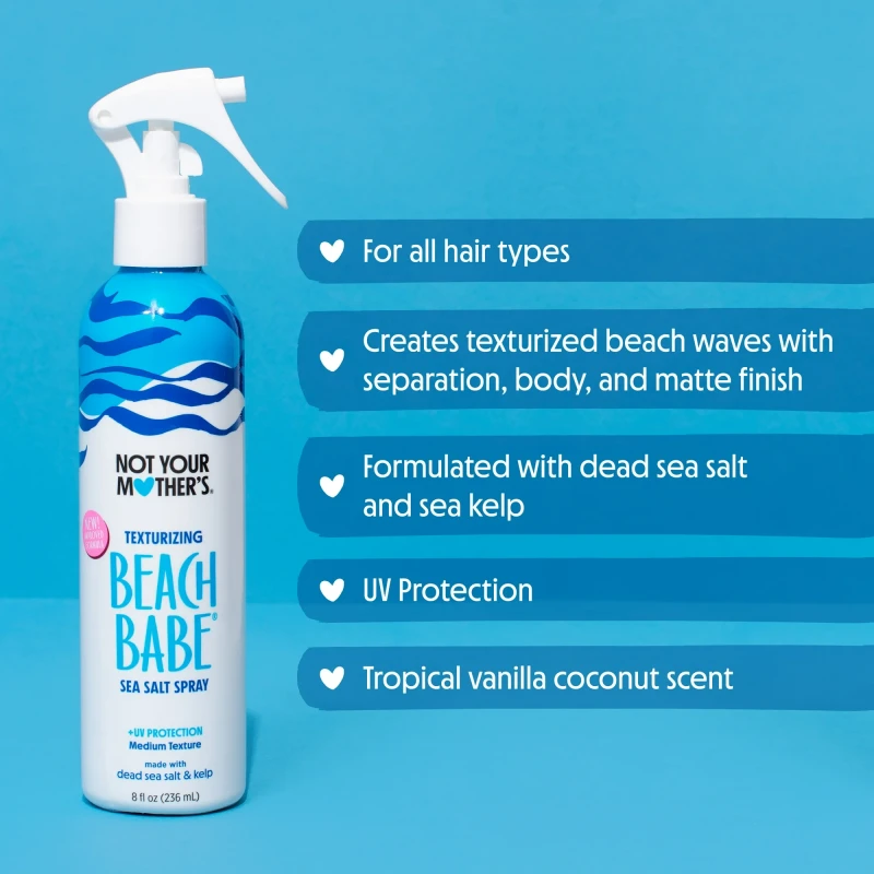 Not Your Mother's Beach Babe Texturizing Sea Salt Spray with UV Protection, 8 fl oz thumbnail 5