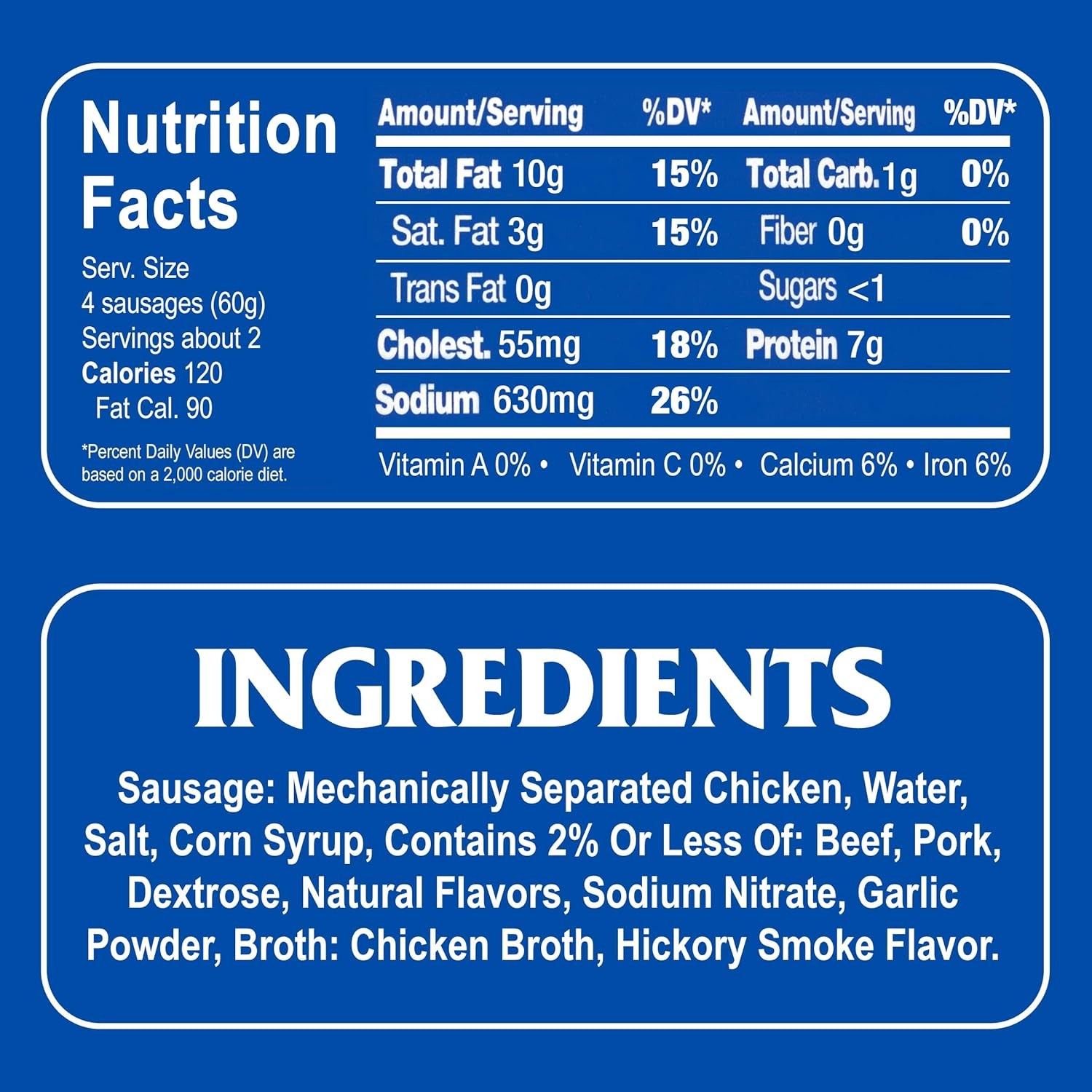 Armour Star Vienna Sausage, Smoked, Canned Sausage, 4.6 OZ (Pack of 24) thumbnail 2
