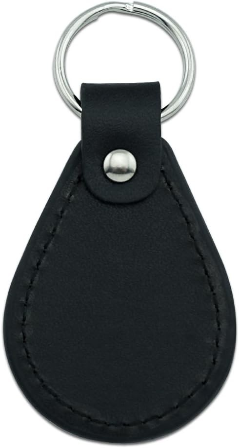 GRAPHICS & MORE Black Leather Transformers Autobot Symbol Retro Keychain thumbnail 6