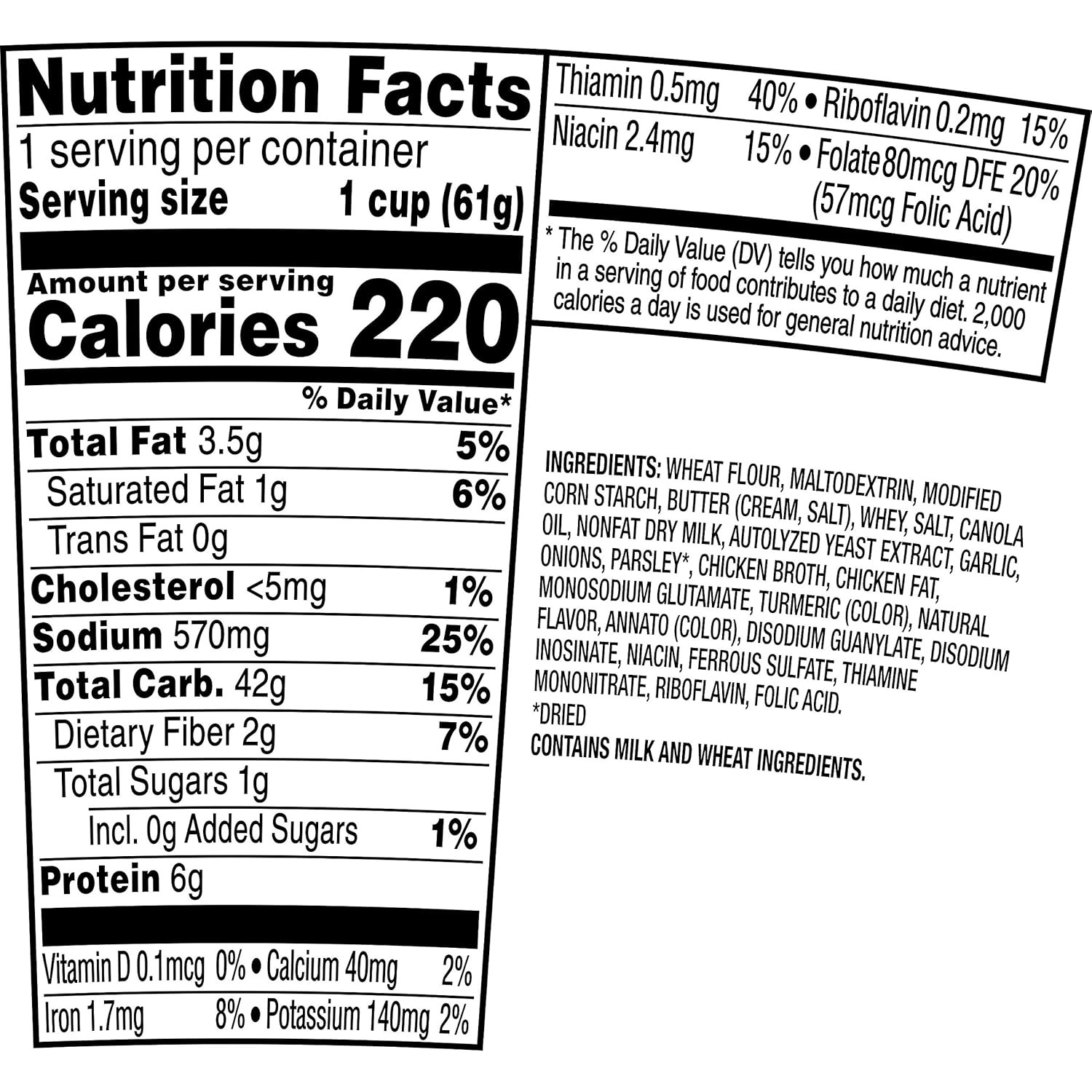 Pasta Roni Cups Mix, Butter & Garlic Pasta, 2.15 Oz (Pack of 12) thumbnail 3
