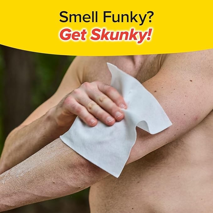 SKUNKY Skunky XL No Rinse Bathing Wipes, Cleans Without a Shower, Fast & Easy, 25 Count thumbnail 5