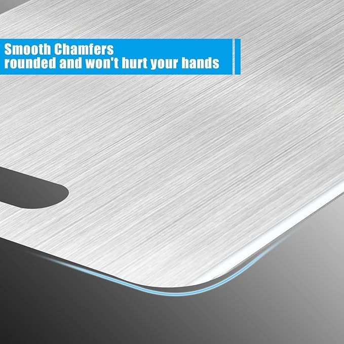 3Pcs Titanium Cutting Boards - 100% Pure Titanium, Double-Sided, Food Grade, Rust-Proof, Durable, Perfect for Meat, Fruit & Vegetables - Premium Kitchen Cutting Mat with Enhanced Hygiene thumbnail 5