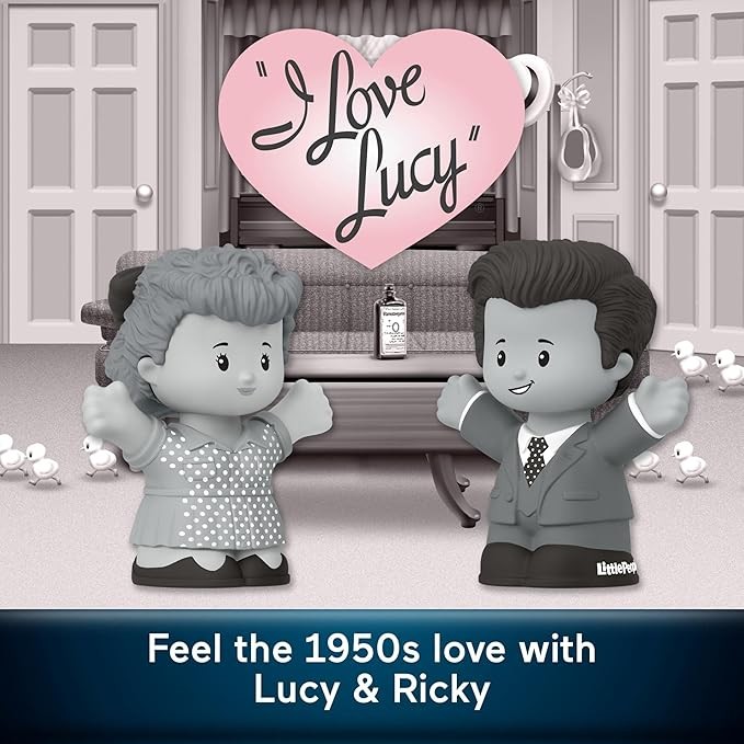 Fisher-Price Little People Collector I Love Lucy: Lucy and Ricky Special Edition Figure Set for Adults & Fans in Display Package thumbnail 3