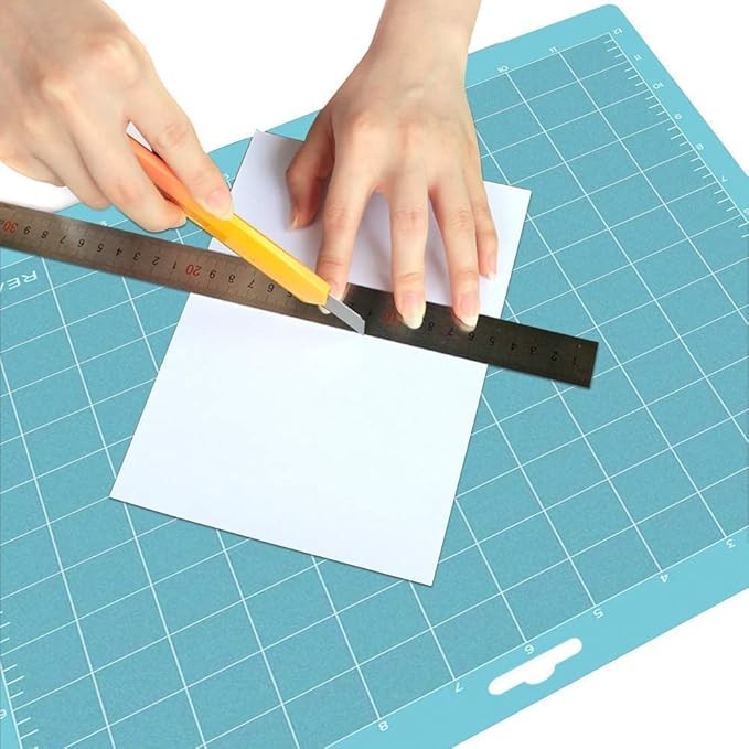 REALIKE 12x12 Cutting Mat for Silhouette Cameo 4/3/2/1 (3 Mats - StandardGrip, LightGrip, StrongGrip), Gridded Adhesive Non-Slip Cut Mat for Crafts, Quilting, Sewing, Scrapbooking and All Arts thumbnail 2