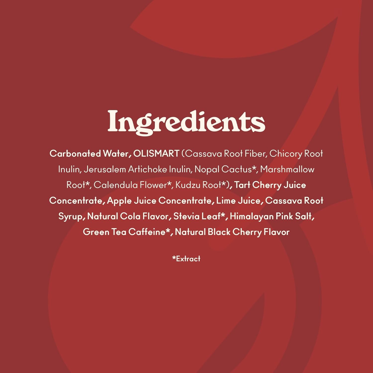 OLIPOP Prebiotic Soda Pop, Cherry Cola, A New Kind of Soda Packed with Prebiotics, Fiber, and Botanicals, Gluten Free, Vegan, GMO Free, 12oz (12-Cans) thumbnail 5