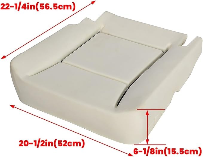 ECOTRIC Left Seat Bottom Cushion Compatible with 2006-2010 Dodge Ram 1500 2500 3500 4500 5500 Pickup Truck Driver Side Lower Pad Seat Foam Replacement for 5180021AA thumbnail 4