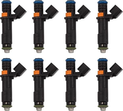 Dasbecan 8PCS Fuel Injectors 2 Holes Nozzle Compatible with Ford 5.4 L V8 Expedition 2005-2006, F-150 F-250 F-350 2005-2007 Lincoln Navigator 2005-2007 Lincoln Mark LT 2006-2007 FJ817 5C3Z9F593D