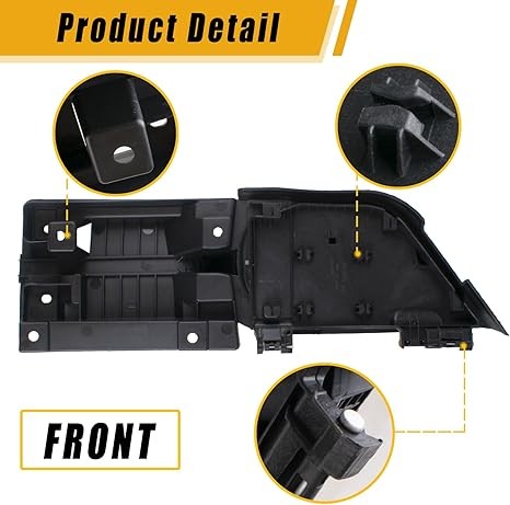 Boine Fuel Filler Door Housing Pocket Hinge with White Cover Compatible With 2015-2023 Ford Transit 150 250 350 Gas Door Cap Replace CK4Z-5427936-A CK4Z5427936A thumbnail 4