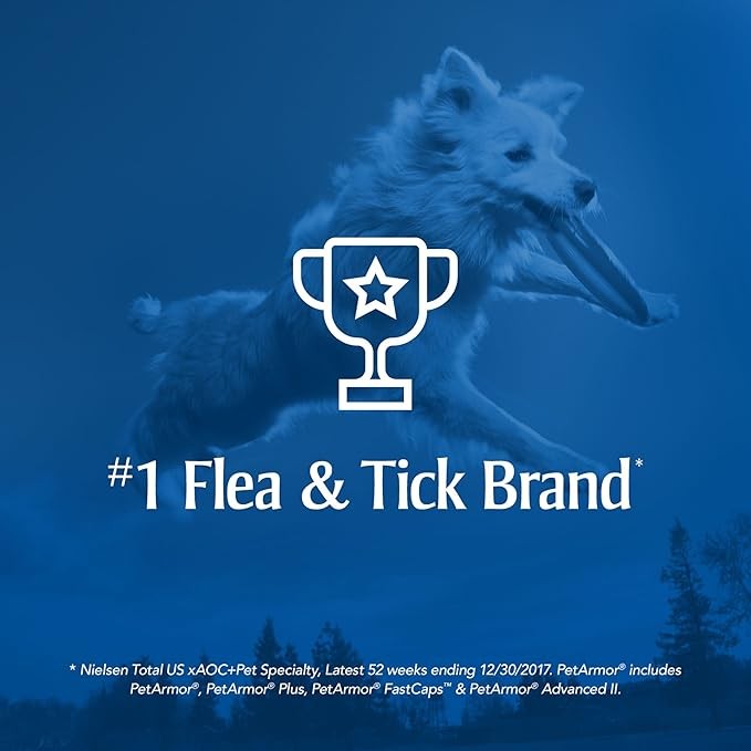 PetArmor for Dogs, Flea and Tick Treatment for Extra Large Dogs (89-132 Pounds), Includes 3 Month Supply of Topical Flea Treatments thumbnail 6