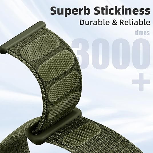 Sport Loop Band Compatible with Apple Watch Bands for Men 44mm 46mm 45mm 49mm 42mm 38mm 40mm 41mm Women,Stretch Adjustable Braided Nylon Straps for iWatch Series 10/9/8/7/6/5/4/3/2/1/SE/Ultra thumbnail 5