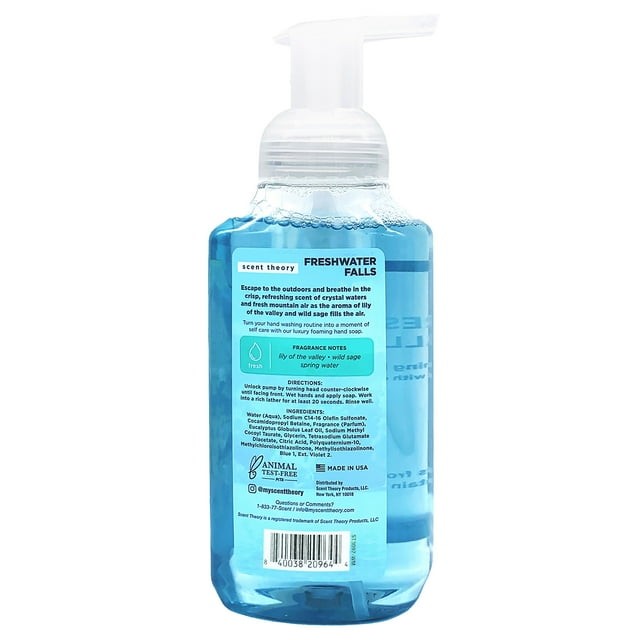 Scent Theory Foaming Hand Soap, Freshwater Falls, 11 fl oz thumbnail 3