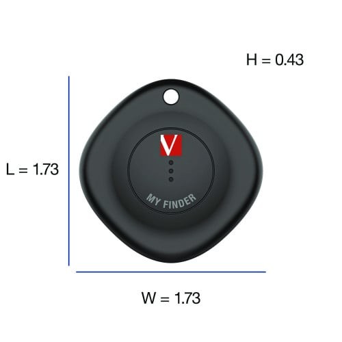 Verbatim My Finder Bluetooth Tracker for Apple iOS, Black (32130)