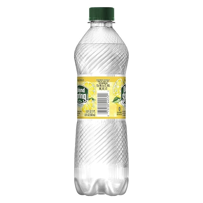 Poland Springs Lemon Sparkling Water, 16.9 Ounce -- 24 per case. thumbnail 6