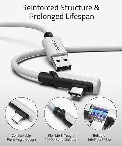 Syntech Link Cable 16FT for PCVR Compatible with Oculus/Quest 3/Meta Quest 3S, Quest2/Pro/Pico 4/Ultra Accessories and PC/SteamVR, High Speed PC Data Transfer, USB 3.0 to USB C Cable for VR Headset thumbnail 5