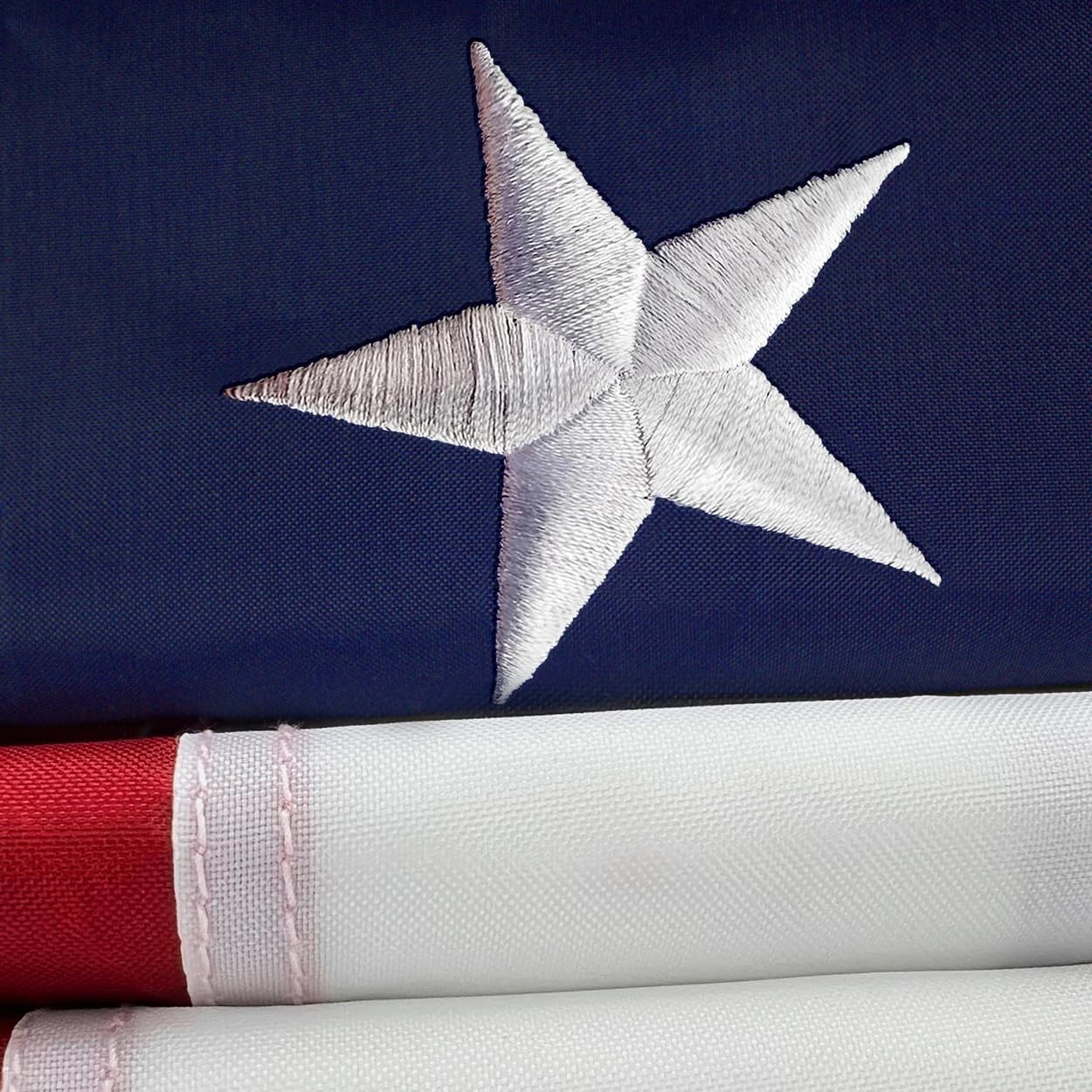Shop72 American Flag, 3x5 American Flag Outdoor Heavy Duty, Embroidered Stars, Allegiance to USA, Bandera De Estados Unidos, For Outdoor and Indoor