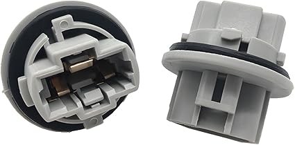 zipelo Front Turn Signal Light Bulb Plug Socket, 2 Pcs, Gray, Replacement OEM 90075-60060 Compatible with Many Vehicle Models