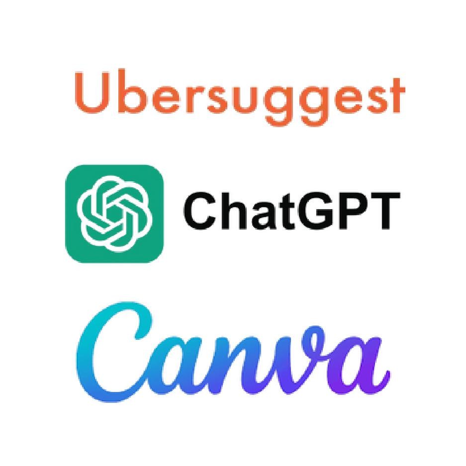 Ubersuggest+ChatGPT Plus+ Canva - ( 1 month subscription )