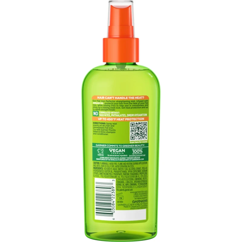 Garnier Fructis Flat Iron Perfector Straightening Mist Hair Sprays Argan Oil All Hair Types 6 fl oz thumbnail 3