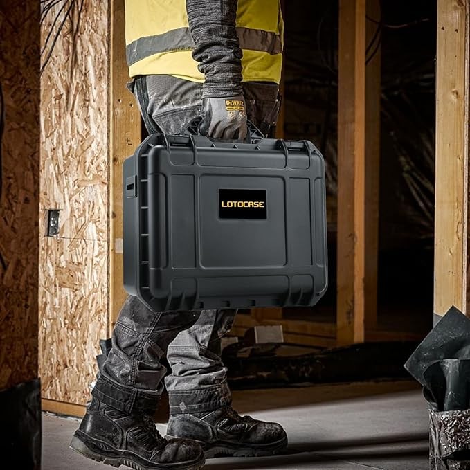 Case for Dewalt Jigsaw Power Tool - Waterproof Hard Tool Box for Dewalt 20V Jig Saw DCS334B | DCS331B, Power Tool Combo Kit Bag for Dewalt Herramientas 20V Max Cordless Jig Saw Set/Battery (Case Only) thumbnail 6