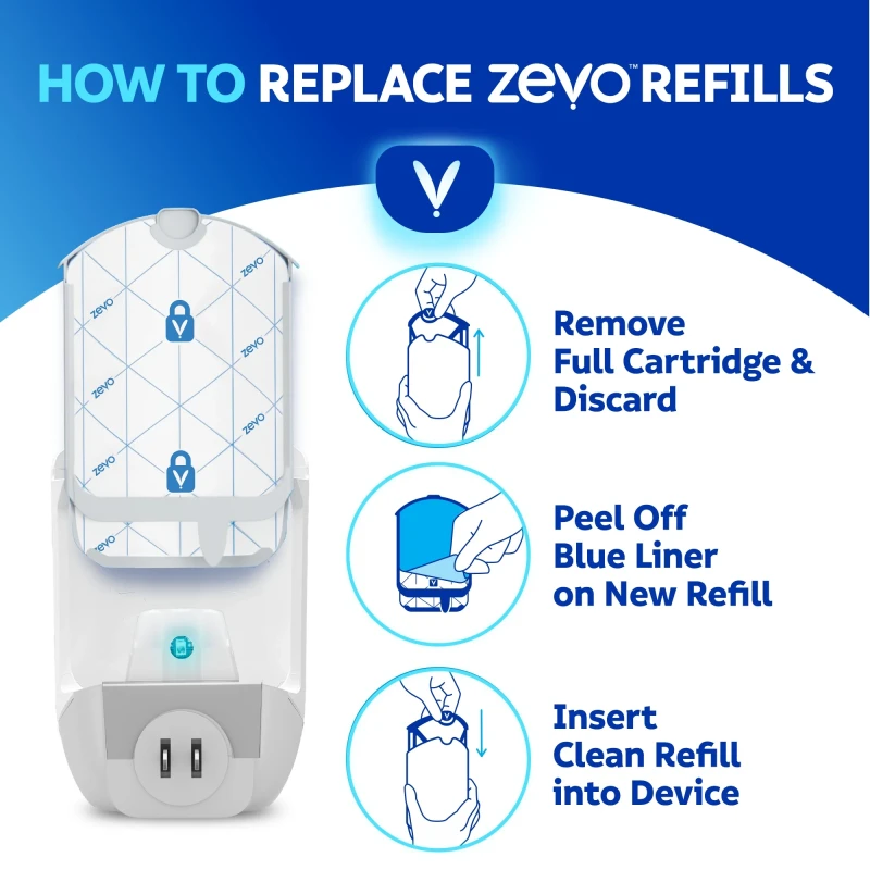Zevo Flying Insect Trap Refills â€“ 4 Cartridges thumbnail 4