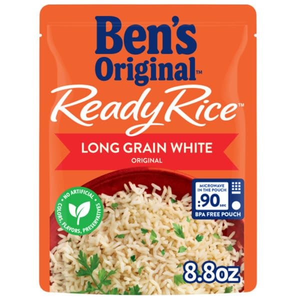 BEN'S ORIGINAL Ready Rice Long Grain and Wild Flavored Rice, Easy Dinner Side, 8.8 oz Pouch (Pack of 12) thumbnail 6