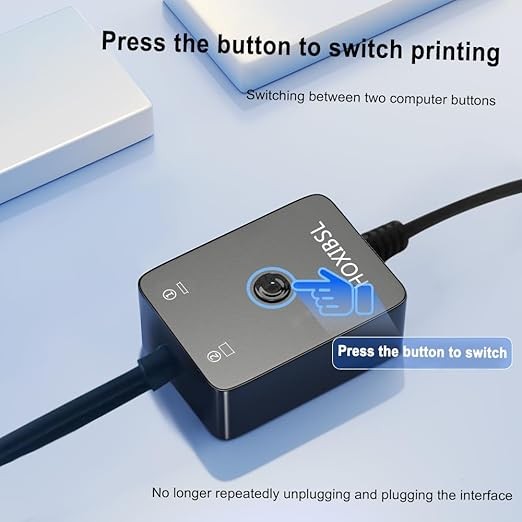USB Printer Cable Splitter 1 in 2 Out,Printers Splitter for Two Computers, Dual US B Male to Female Compatible Printer, Scanner or Other USB Devices thumbnail 6