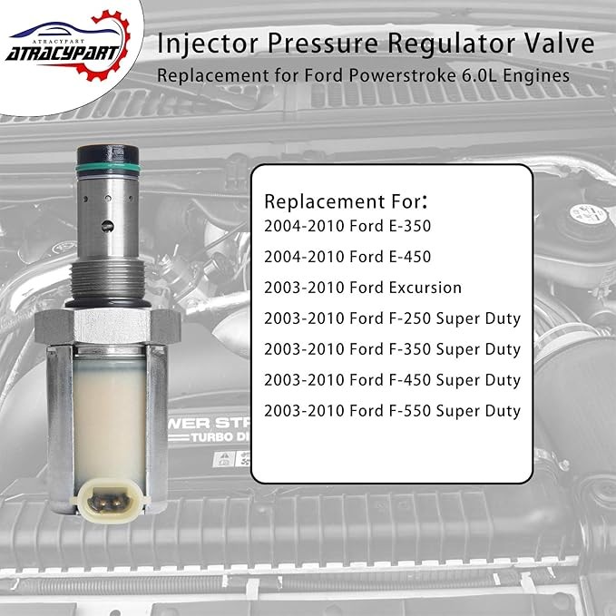 6.0 IPR Valve with ICP Control Sensor and Pigtail | Replacement for 2003-2010 F250 F350 F450 F550 E450 Super Duty Excursion, 04-10 E350 E450 | REPLACE# CM-5126, 1846057C1, 4C3Z-9F838-A, 1845428C91 thumbnail 2