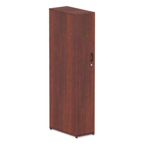 Alera Valencia Series Wardrobe, 11.88w x 22.78d x 65h, Medium Cherry (ALEVA621224MC)