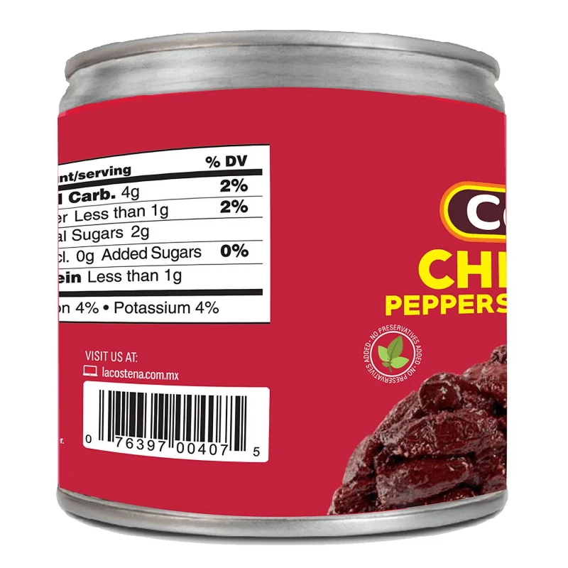 La CosteÃ±a Chipotle Peppers in Adobo Sauce, 7 oz thumbnail 3