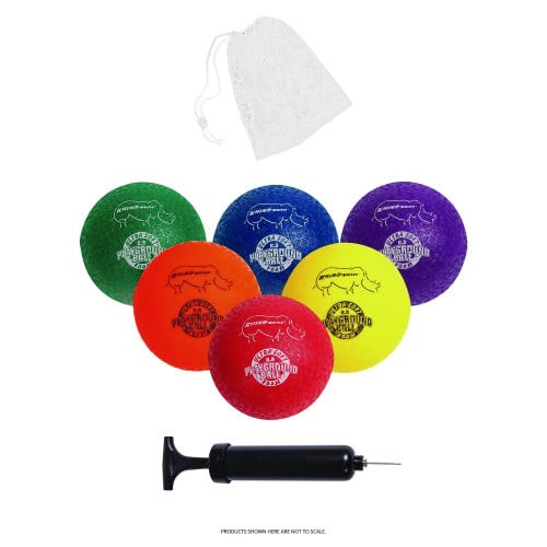 Champion Sports Rhino Soft Playground Ball Set, 8.5" Diameter, Assorted Colors, 6/Set (RSPGSET) thumbnail 4