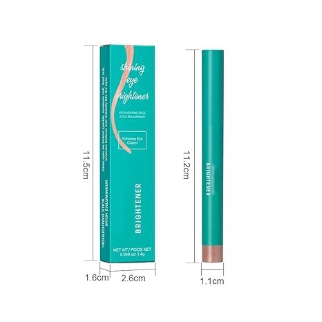 4Pcs Eyeshadow Stick, Eye shadow Brightener Stick Glitter Highlighter Makeup Eye Liner, Shimmer Creamy Long Lasting Eye Makeup. (4 colors) thumbnail 5