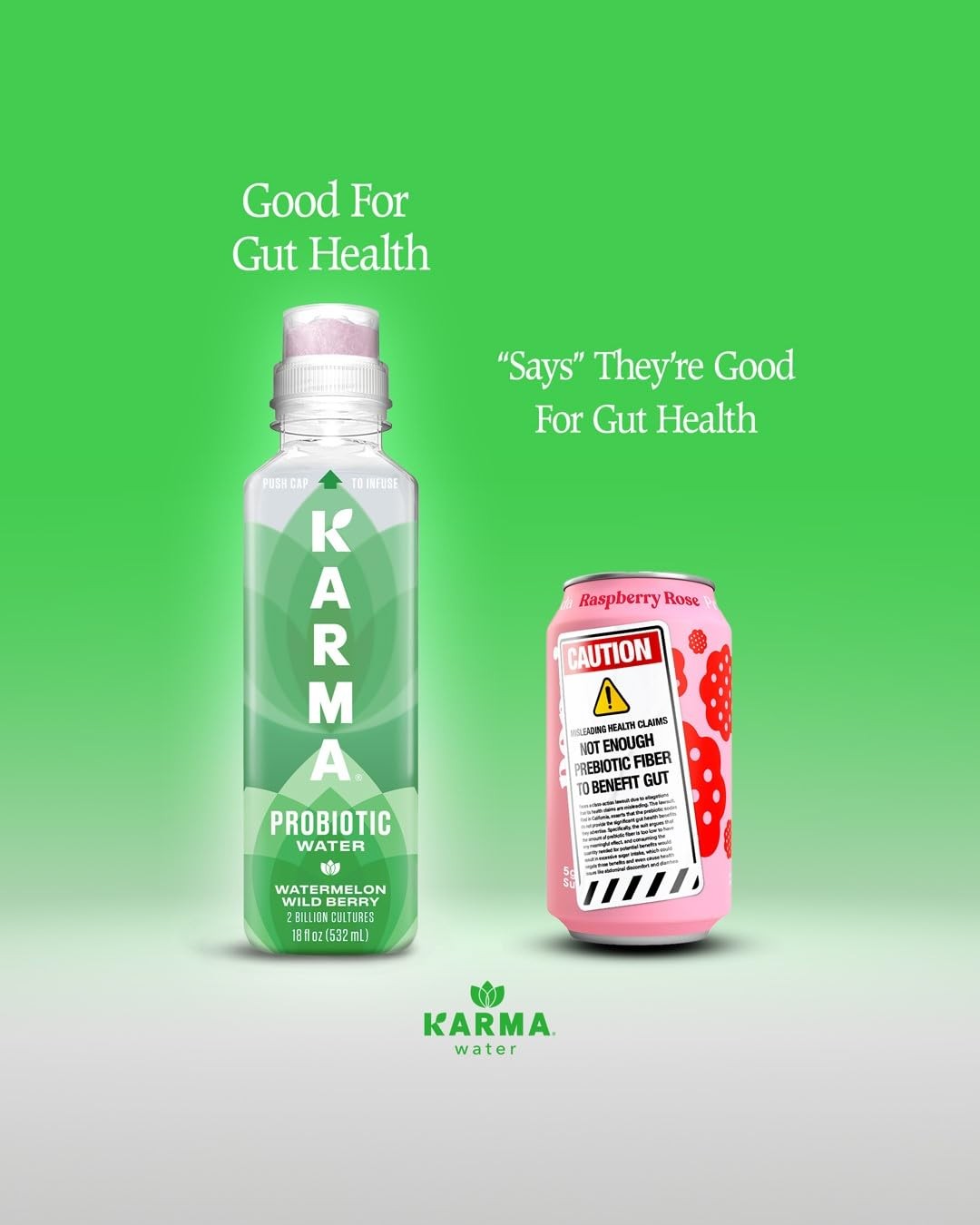 Karma Probiotic Water - 12 Pack, Blueberry Lemonade Drink - Immune & Gut Health Support thumbnail 4