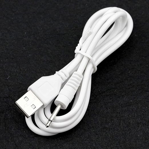 Accessonico 2 Pack Magic Wand Charger Massager Charging Cord, Replacement DC Charging Cable Set Compatible with lovesense,Tracys Dog,Tracy's Dogg Beauty Instrument USB Cords 2.5mm Wand Vibrating thumbnail 3