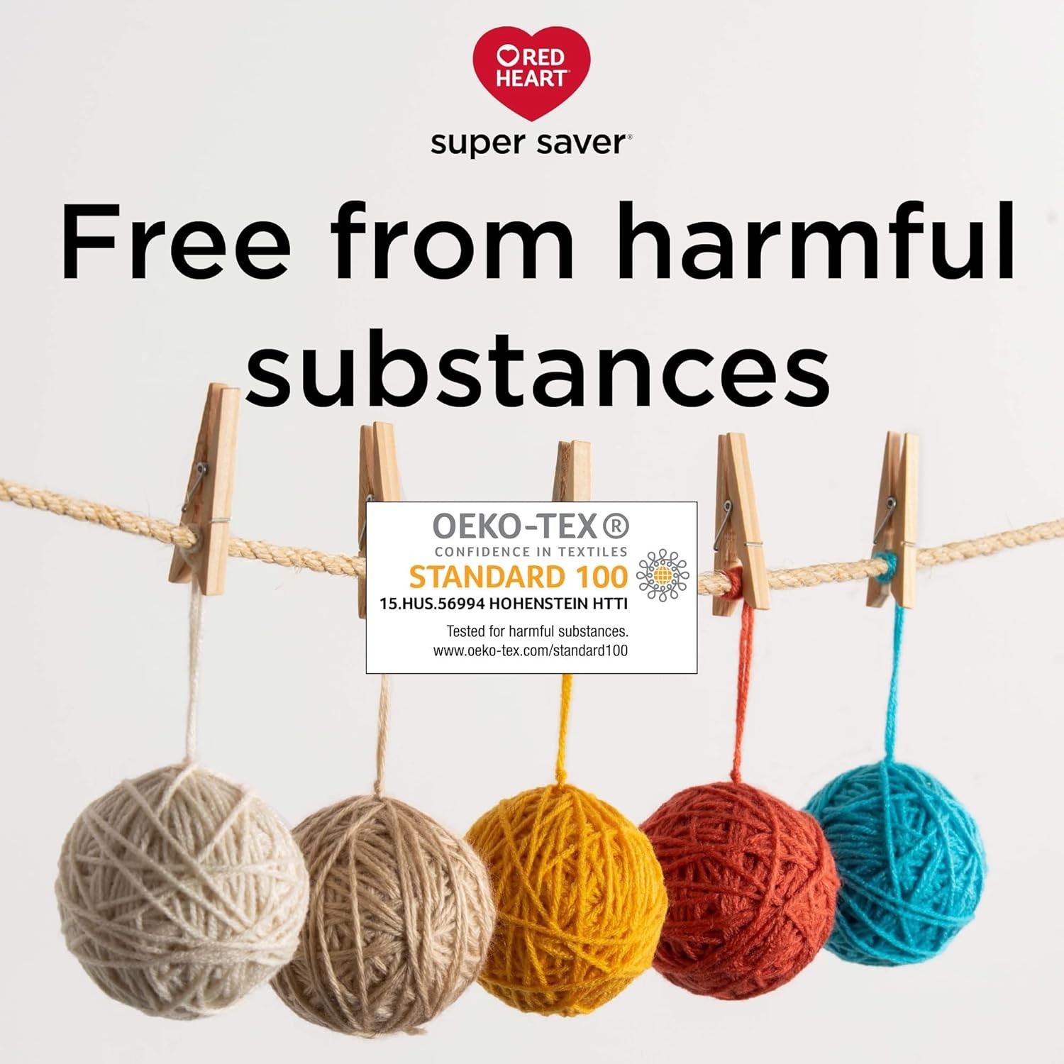 Red Heart Super Saver Jumbo Burgundy Yarn - 2 Pack of 396g/14oz - Acrylic - 4 Medium (Worsted) - 744 Yards - Knitting/Crochet thumbnail 3