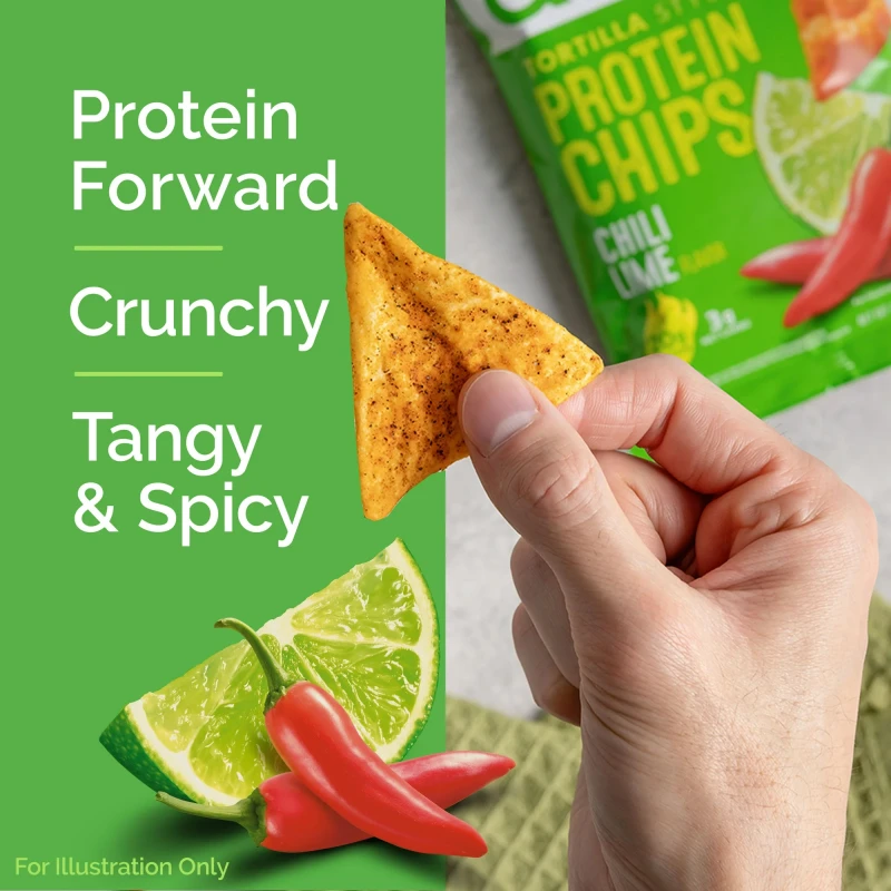 Quest Tortilla Style Protein Chips, Chili Lime, 1.1oz - 4 Count Bags thumbnail 3
