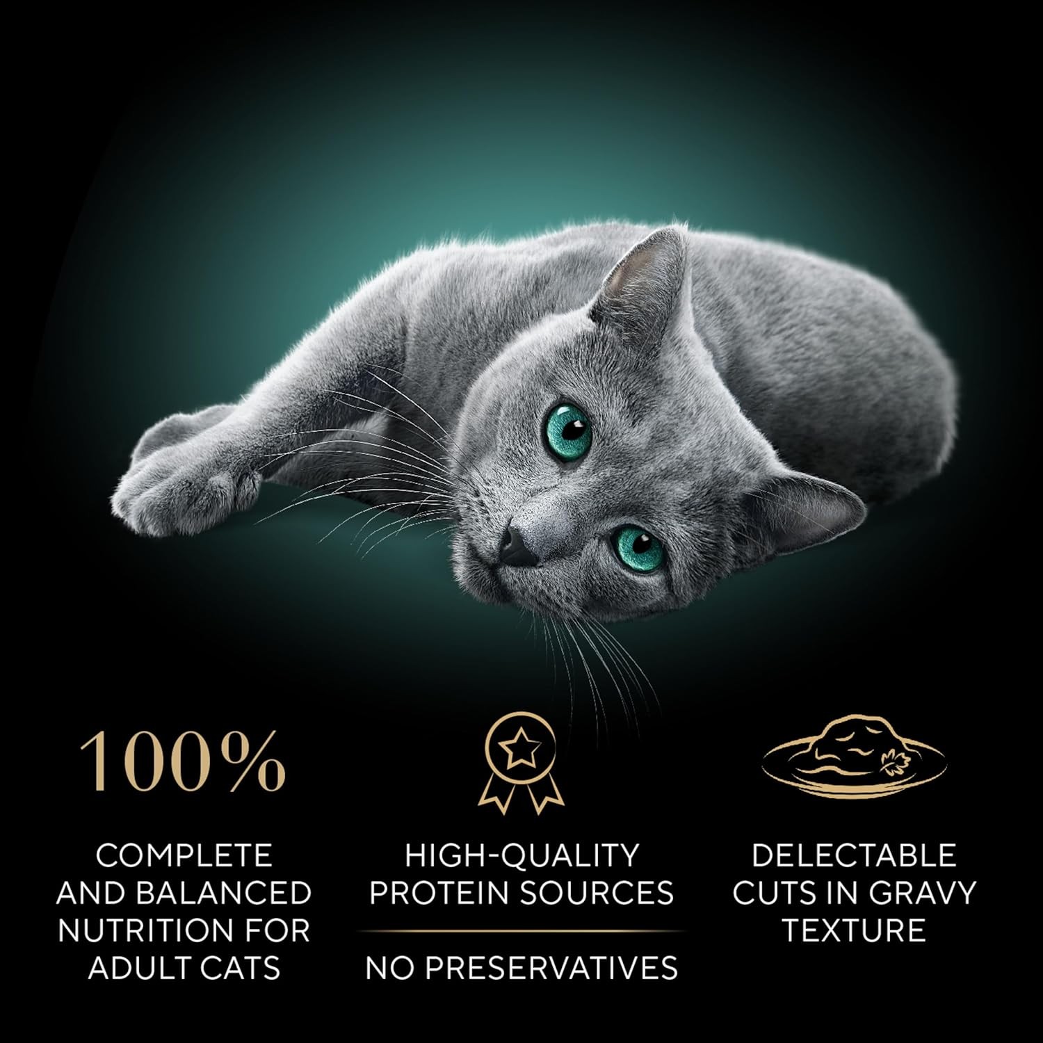 Sheba Perfect Portions Wet Cat Food Cuts in Gravy With Roasted Chicken Entree, 2.6 oz., Twin-Pack Trays (24 Count, 48 Servings) thumbnail 2
